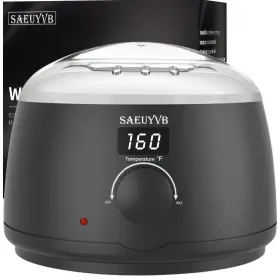 Saeuyvb 707713566891 Professional Digital Wax Warmer With Lid And 16oz Pot For Hair Remova
