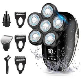 Sakioo 430924813790 Electric Head Shaver For Bald Men 6 In 1 Mens Razor S