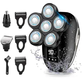 Sakioo 765463463312 Electric Head Shaver For Bald Men 6 In 1 Mens Razor