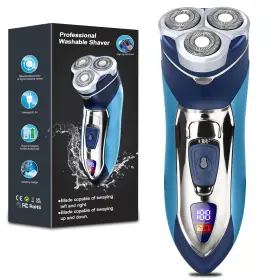 9500-2 Sakioo Electric Shaver For Men Ipx7 Waterproof Washable Pop-up Trimmer 360