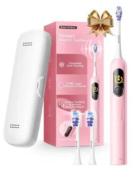 Sakyproral 940477450028 Ai Electric Toothbrush With Smart Led Display For Adults Kids 150-day Recha Sakyproral 940477450028 Ai Electric Toothbrush With Smart Led Display For Adults Kids 150-day Recha