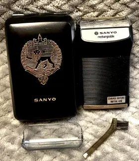 Sv-3800 Sanyo Cadnica Sv - 3800 Cordless Rechargeable Mens Shaver No Cord Works