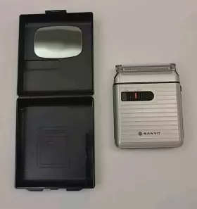 Sv-m730 Sanyo Battery Shaver In Case Travel Portable Size Japan Sv-m730 Sanyo Battery Shaver In Case Travel Portable Size Japan