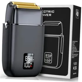 Sk01 Sawkism Electric Razor For Men Face Shavers Cordless Portable Black