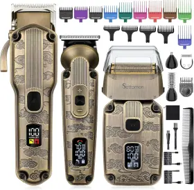 Rfc-6081fx Scttomon Beard Trimmer Kit Hair Clipper Set Professional Electric Foil Shaver Razor Fo