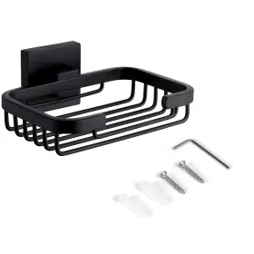 Sd-3522 Seido Matte Black Soap Dish For Shower Wall Bar Holder Bathro