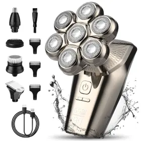 Sejoy 754708206515 Head Shaver For Bald Men Electric Razor 5-in-1 Multifunctional Elect Sejoy 754708206515 Head Shaver For Bald Men Electric Razor 5-in-1 Multifunctional Elect