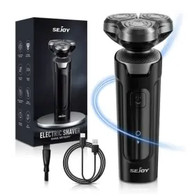Ipx7 Sejoy 754708206904 Txd-x2 Mens 3d Electric Razor Shaver Waterproof Cordless