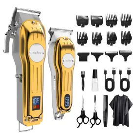 Sejoy 942284600399 Hair Clippers For Men Cordless And Trimmers With Lcd Display Guide