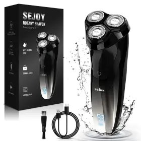 Sejoy 970392211824 Electric Razor For Men Mens Shavers Rechargeable Wet And Dry Electri Sejoy 970392211824 Electric Razor For Men Mens Shavers Rechargeable Wet And Dry Electri