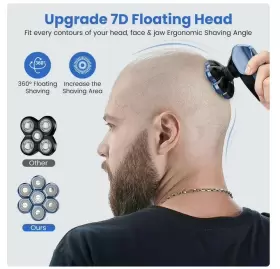 Lfq-alienpro2-blu Sejoy Maquinilla De Afeitar El Ctrica Port Til Mini-shave Para Hombres Recargable Usb #3
