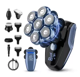 Lfq-alienpro2-blu Sejoy Maquinilla De Afeitar El Ctrica Port Til Mini-shave Para Hombres Recargable Usb