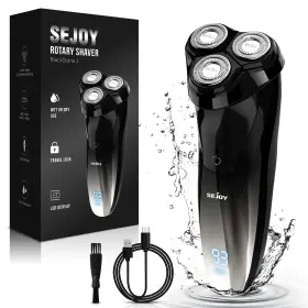 Txd-blasto3 Sejoy 3d Men Electric Razor Cordless Shaver With Pop-up Trimmer