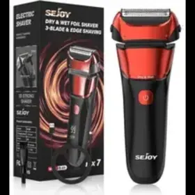 Txd-fk608 Sejoy Electric Razor For Men 3 Blade Foil Shaver 7500 Rpm Wet And Dry Rechargable