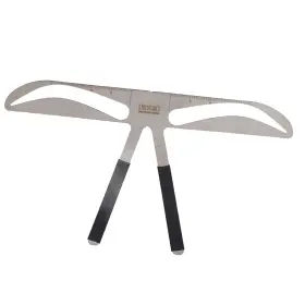 Semmecb4gpvesnu-03 Semme Eyebrow Mapping Tool Patterns Diy Stencil Stainess Steel Rul