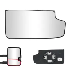 23444113 Senzeal Passenger Side Lower Mirror Glass Right Black