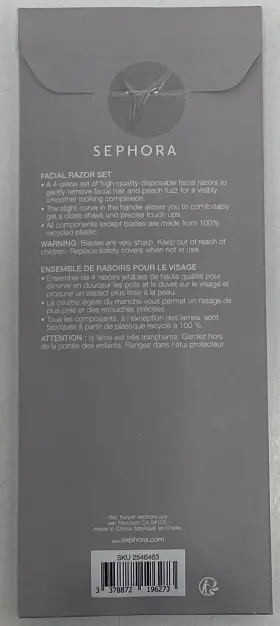 2546463 Sephora Facial Razor Set