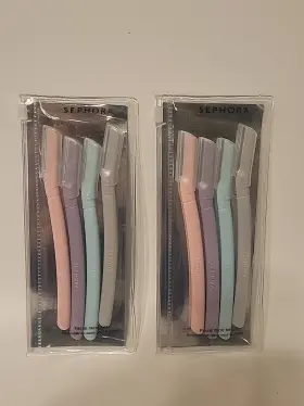 Sephora 400023734706 4 Piece Set Facial Razors Total Of Two Packages