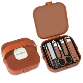 Zjd-7 Shanchahua Nail Clippers Set For Men And Women 7 Pieces Stainless Steel Grooming Kits F