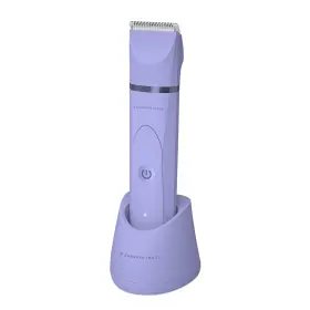 Sharper Image 198018422621 Bikini And Body Trimmer With Rechargeable Dock Purple Nib