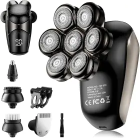 Ipx7 Shpavver 445036940952 Head Shavers For Bald Men 5-in-1 Electric Razor - Waterproof Shaving Groom