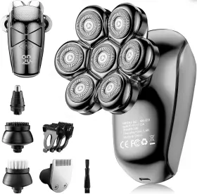 Ipx7 Shpavver 734038643020 Detachable Head Shavers 5 In 1 Electric Razor Waterproof For Bald Men Ipx7 Shpavver 734038643020 Detachable Head Shavers 5 In 1 Electric Razor Waterproof For Bald Men