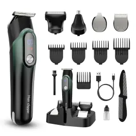 Xb-822-cyan Silkglow Beard Trimmer For Men Professional Barber Hair Clippers 5-in-1 Cordless Gro
