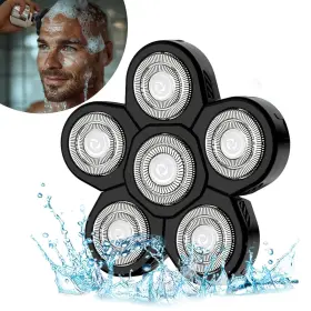 Noir-6 Sjpzwcrl Electric Shaver Replacement Heads 6d - 6 Blades Head