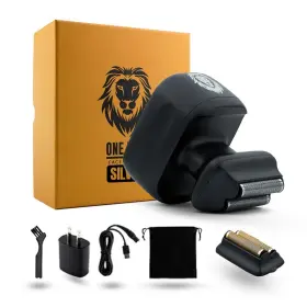 Skull Shaver 850037077212 One Lion Silver Pro - Precision Shaving For Men Pristine Gift Japanese Stai Skull Shaver 850037077212 One Lion Silver Pro - Precision Shaving For Men Pristine Gift Japanese Stai