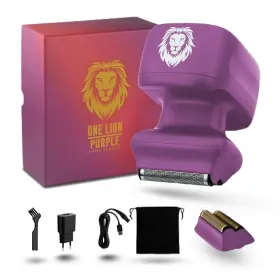 Skull Shaver 850037077229 Lion Purple For Women - Flawless Hair Removal Stepped T