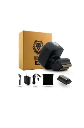Skull Shaver 850037077359 One Lion Gold King Of Electric Face Shaver... New