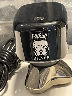 Pbs4-8700 Skull Shaver Pitbull Silver With 3 Head Attachment And Usb Charge Cord Pre-owned #2