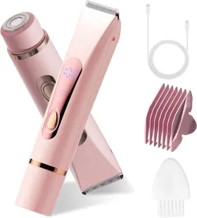 Ipx7 Smloplom 445052750764 Bikini Trimmer For Women Dual Head Electric Shaver Waterproof Wet And Dry Us