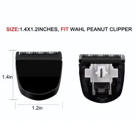 Sodaer 959168053431 2 Pack Professional Peanut Clipper/trimmer Snap On Replacement Blades #2068-3 #2
