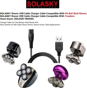 Solasky 445049240216 Universal Head Shaver Charger Cord Compatible With Bird Freedom Skull Hea #2 Solasky 445049240216 Universal Head Shaver Charger Cord Compatible With Bird Freedom Skull Hea #2