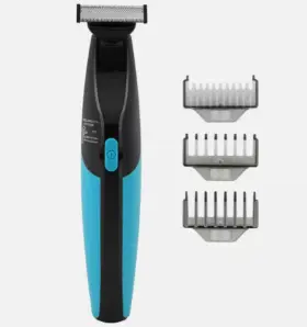 93377612 Solimo Rechargeable Beard Trimmer With 1 Blade 3 Combs And Charging Cable