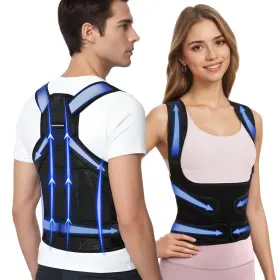 Soruichore 771324156093 Posture Corrector For Women And Men 2-in-1 Back Brace With Shoulder Support Ad
