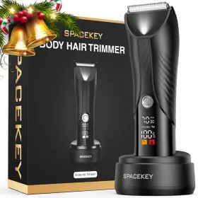 Tm-8007 Spacekey Electric Body Hair Trimmer - Ipx7 Waterproof Ball For Men Wi