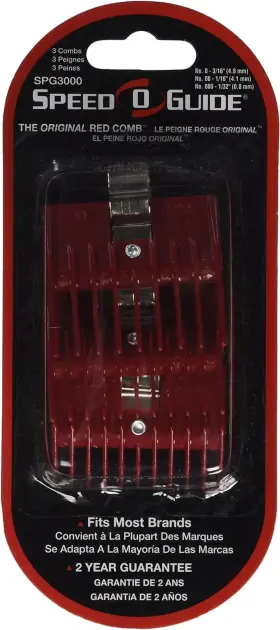 Speed O Guide 445048179173 Speed-o-guide Universal Clipper Comb Attachments 3 Pack Model 3000 #2