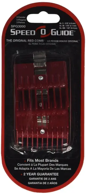 Speed O Guide 772195464706 Speed-o-guide Universal Clipper Comb Attachments 3 Pack Model 3000 #2