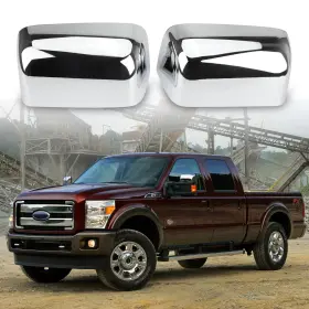 Ypl7n Sportuli Chrome Top Half Mirror Caps Cover Trim Directly Replace 5x10x4 Inches