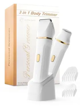 X004sjeoex Srbydt X004sjeoex/09040609 Bikini Trimmer For Women Painless Ipx7 Waterproof Rechargeable Electric Shaver