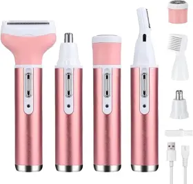 St-t-03 705353147777 Electric Razor For Women Facial Hair Removal And 4 In 1 Bikini Trimmer Pubic Un St-t-03 705353147777 Electric Razor For Women Facial Hair Removal And 4 In 1 Bikini Trimmer Pubic Un
