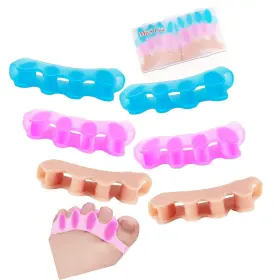 3jzflqxyl-01 Strendier 3 Pairs Silicone Toe Separators For Women Bunion Corrector Hammer Toes Re