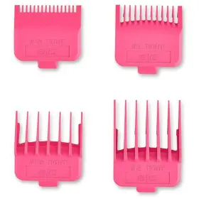 Stylecraft 810069132136 Tight Guards Set Of 4 Double Magnetic Barber Stylist Pink