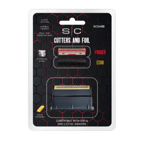 Sc549b Stylecraft #sc549b Cutters And Foil - Black Gold Titanium Head For Uno 2.0 Shaver