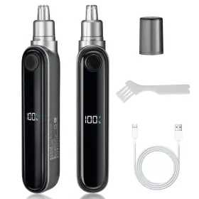 Fs07 Suerbeaty Nose Trimmer For Men With Led Display Rechargeable And Ear Hair