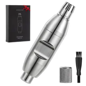 T-w90-st Suerbeaty Manual Nose Hair Trimmer For Men Battery-free 304 Stainless Steel