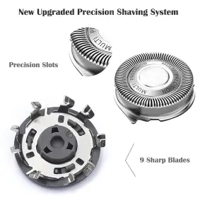 Sh50 Suleto 313029334309 Sh50/52 Replacement Heads Compatible With Noreclo Series 5000 Electric Shaver S #2