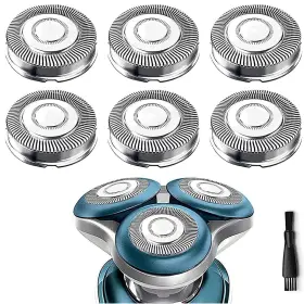 Sh70-6p-brush Suleto Sh70 Replacement Head Blades Compatible With Norelco Series 7000 Electric Sha